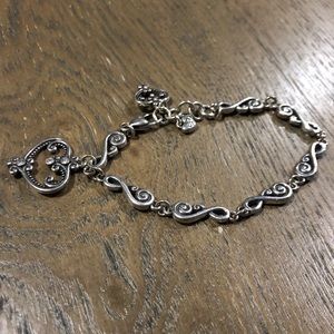 Brighton heart and scrolls bracelet